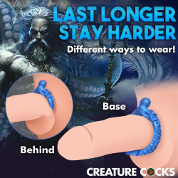 Creature Cocks Cockring Poseidon's Octo-ring Bleu